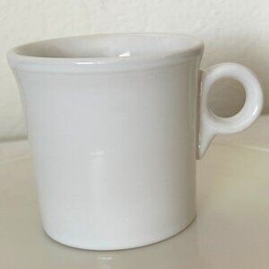 Fiesta White Coffee Mug NWOT